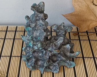 turquoise ceramic coral