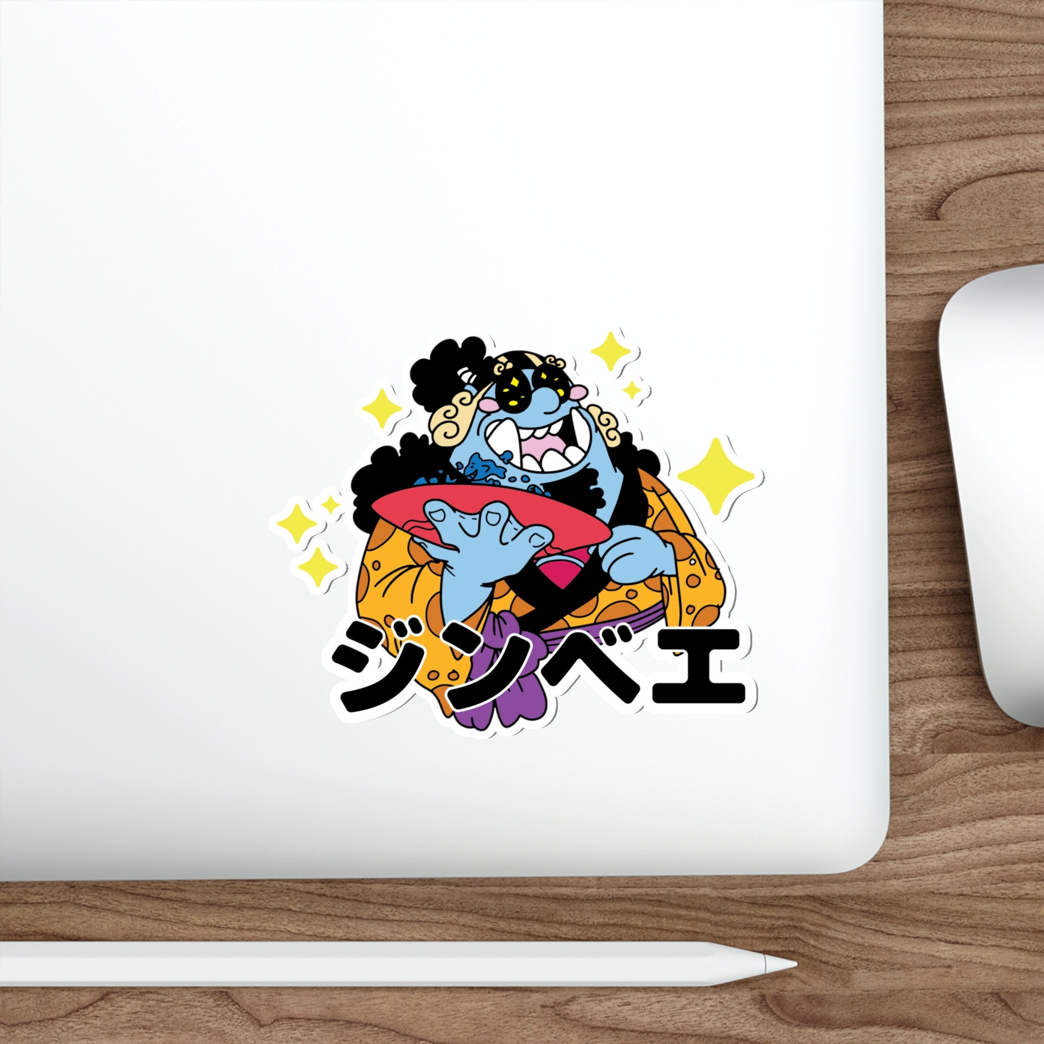 Sticker Jimbe One Piece Straw Hat Member Jinbe Anime Vinyl Sticker - Etsy
