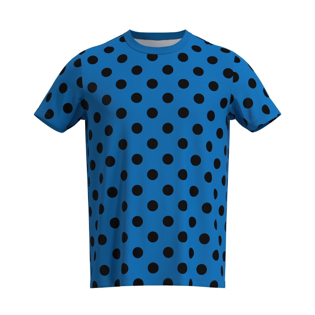 トップス 60s custom needle polka dot shirt Polka Dot Dots Retro Millennial Fashion Style Black White