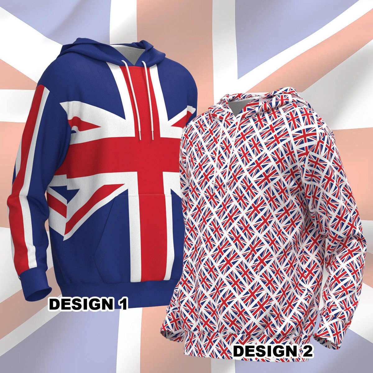 Union Jack Chitarra Uomo Felpa Maglione