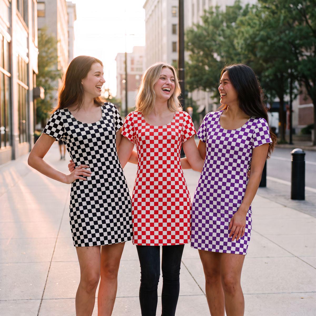 Yellow Checkered Dress - Etsy