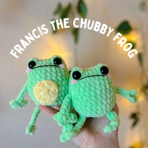 Francis the Chubby Frog Crochet Pattern PDF Only