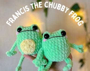 Francis the Chubby Frog Crochet Pattern PDF Only
