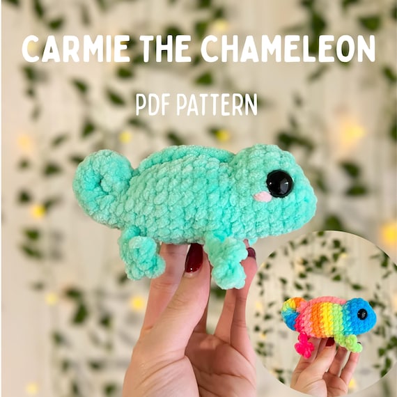 LOW-SEW Carmie the Chameleon PDF Pattern Only with Pattern Mod
