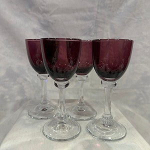 Amethyst Wine Glasses | Set of 4