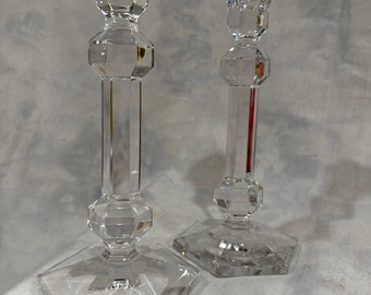 Val.st.Lambert ベルギー王室御用達 クリスタル キャンドルスタンド Val.st.Lambert ベルギー王室御用達 クリスタル キャンドルスタンド