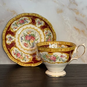 Royal Albert Lady Hamilton Teacup and Saucer | 1939 Edition