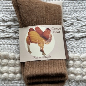 Organic 100% Camel Wool Socks | Made in Mongolia | Unisex