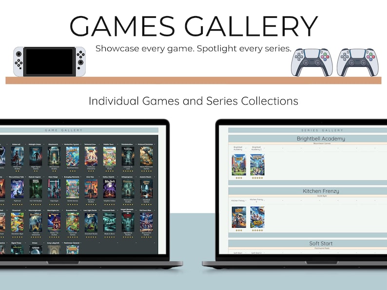 Video Game Tracker Toolkit Gaming Tracker Spreadsheet Template Backlog Picker Planner Gaming Log Achievement Wishlist Collection Game Review image 8