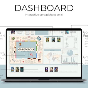 Video Game Tracker Toolkit Gaming Tracker Spreadsheet Template Backlog Picker Planner Gaming Log Achievement Wishlist Collection Game Review image 6