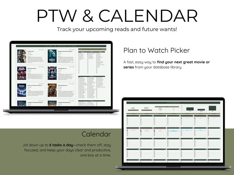 Film & Serie TV Show Tracker Tabelle Vorlage mit Galerie Zitaten Sammlung Film Liebhaber Journal Planer Episoden Bewertung Bewertung Bingo Bild 9