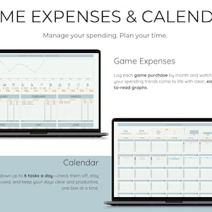 Video Game Tracker Toolkit Gaming Tracker Spreadsheet Template Backlog Picker Planner Gaming Log Achievement Wishlist Collection Game Review image 11