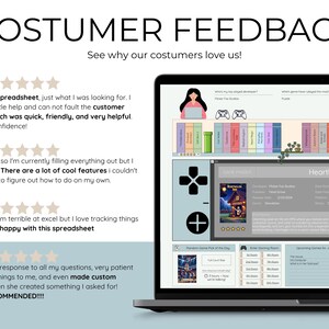 Video Game Tracker Toolkit Gaming Tracker Spreadsheet Template Backlog Picker Planner Gaming Log Achievement Wishlist Collection Game Review image 14