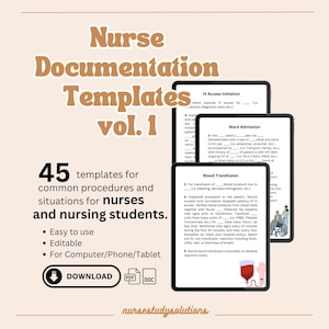 Documentación de enfermería / Plantilla de plan de atención de enfermería Hoja de informe de turno de enfermería Elementos esenciales de enfermería Notas de enfermería Notas de la escuela de enfermería Registro SBAR