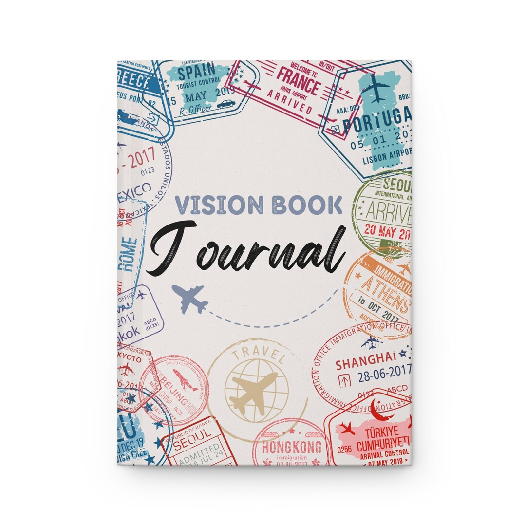 Hardcover Notebook Vision Book Journal Etsy