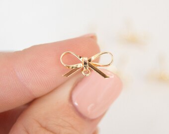 Pendiente de botón con lazo de aleación, chapado en oro de 18 quilates, accesorio para pendientes, suministros para pendientes, poste para pendientes, conector de botón con lazo de latón, sin níquel