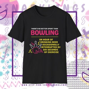 Bowling Shirt Bowler Sports T-Shirt Player Coach Funny Tee Bowling Shirt Bowler Sports T-Shirt Player Coach Funny Tee