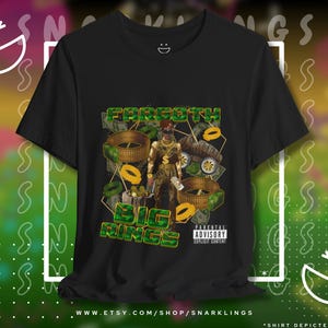 Fargoth Big Rings Graphic Tee | Funny Morrowind T-Shirt, Elder Scrolls Shirt, Nerevarine, Dagoth Ur, Almalexia, Vivec, Telvanni, Fargoth