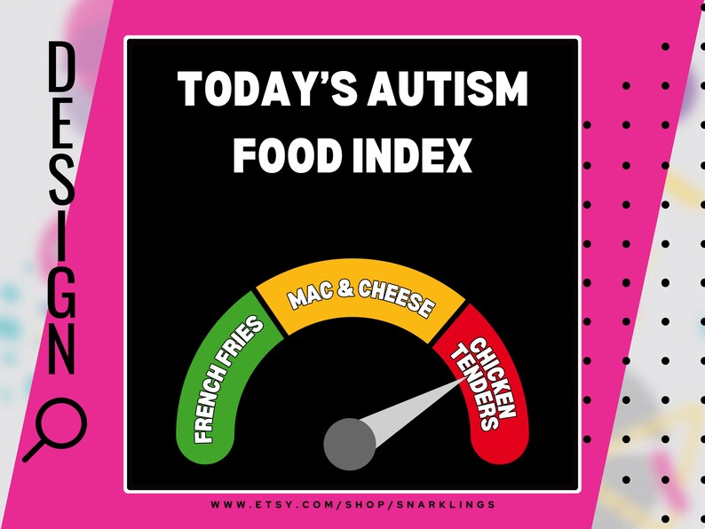 Camiseta gráfica del Índice de Alimentos para el Autismo / Camiseta autista peculiarmente específica, camiseta neurodivergente, camiseta Tism, diseño de tiras de pollo imagen 3