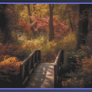 Autumn Wonderland Cross Stitch Pattern (PDF), Pattern Keeper compatible