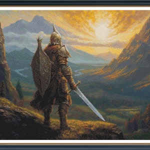 ¡La aventura comienza! Patrón de punto de cruz