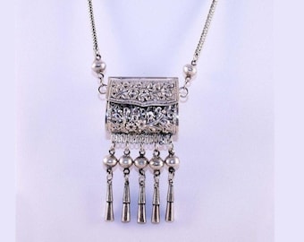The Sterling Silver Purse Necklace