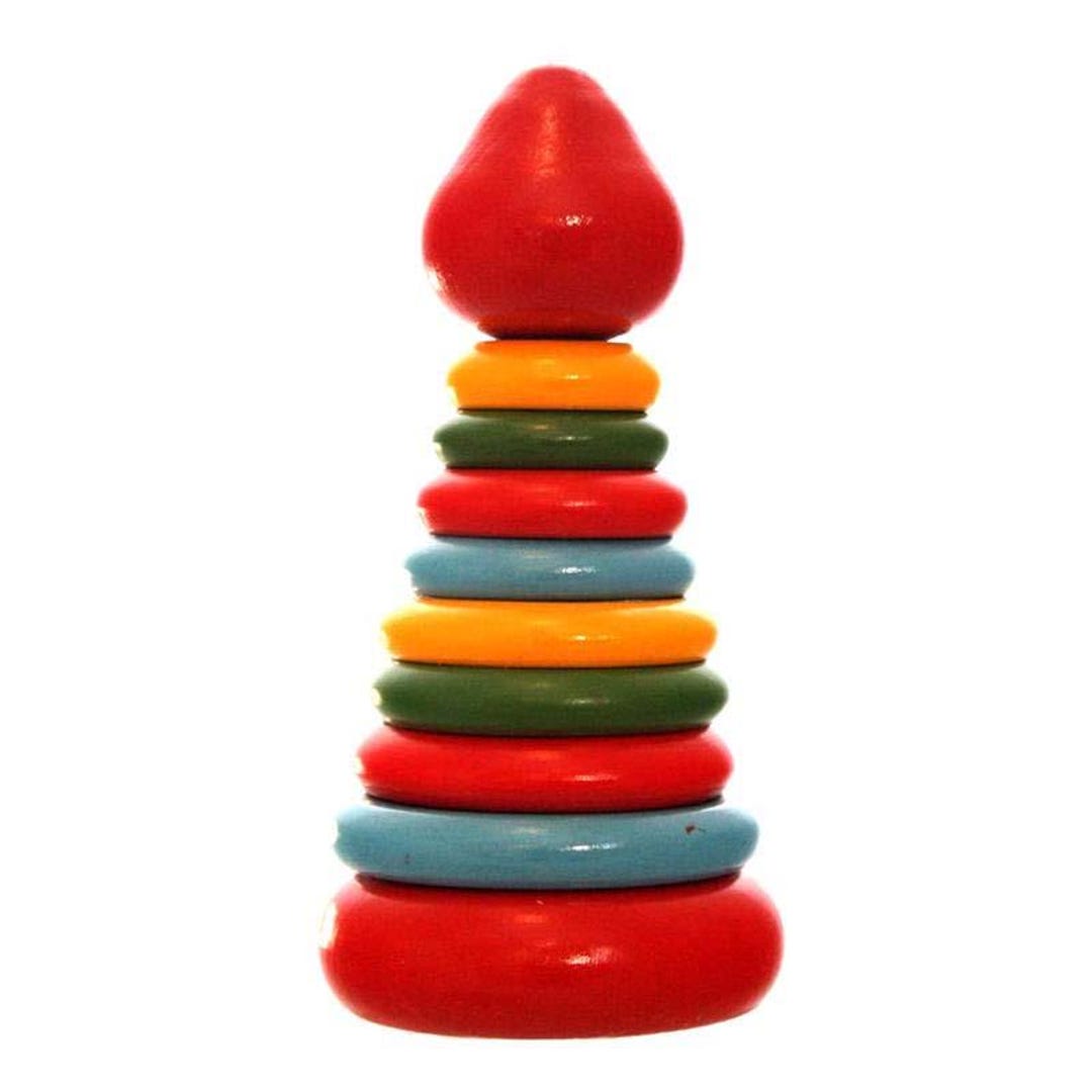 Vintage Russian Pyramid Wooden Stacking Toy - Etsy