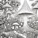 Trippy Forest Adult Coloring Pages - Etsy