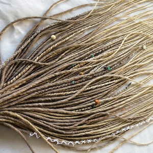 Synthetic dreads ombre golden brown dreads to blonde dreads extensions double ended or single ended soft dreadlocks