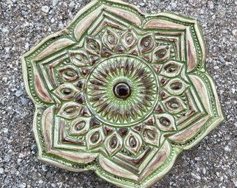 Plat Mandala Vert