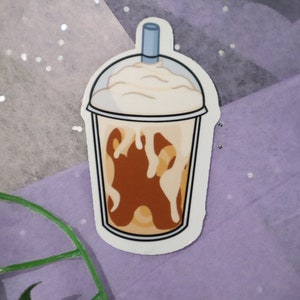 Frappuccino Sticker, Cute Coffee sticker