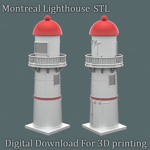 Montreal Lighthouse STL