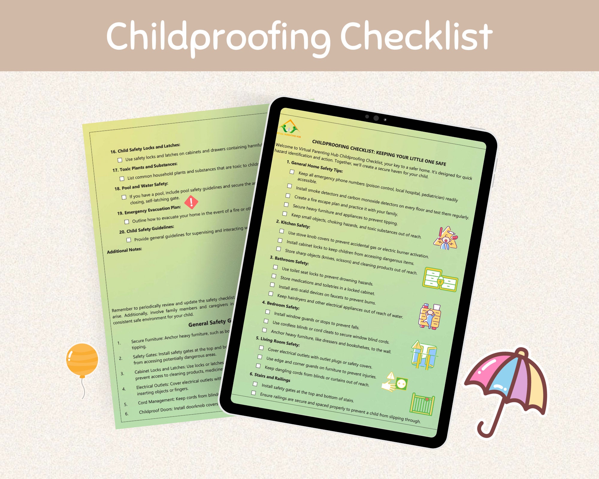 Babyproofing Your House (Free Babyproofing Checklist PDF)