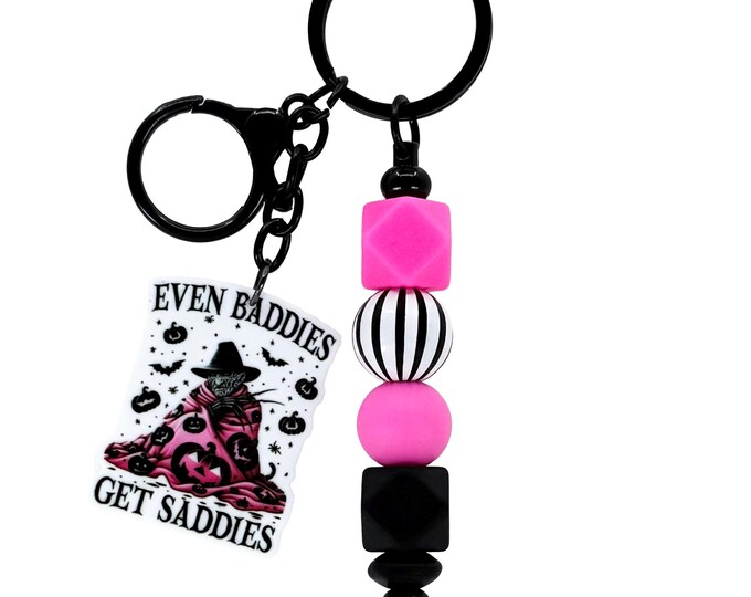 Baddie Horror Drip Bag Charm: FK Inspired Keychain