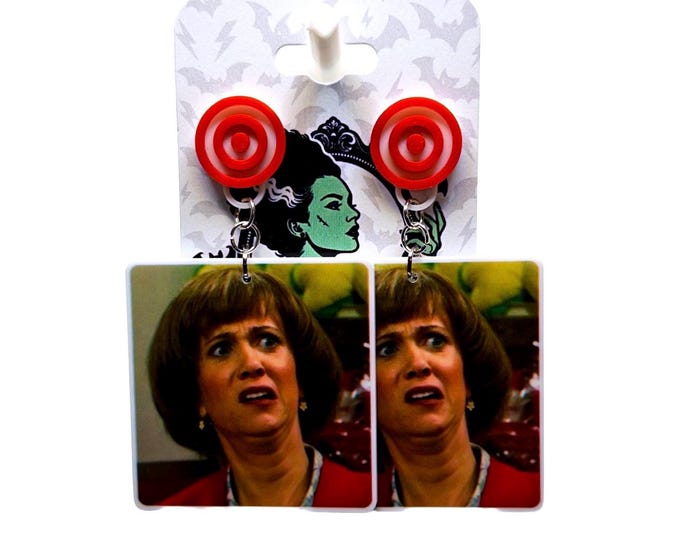 TV Comedy Inspired Earrings, Funny Earrings,