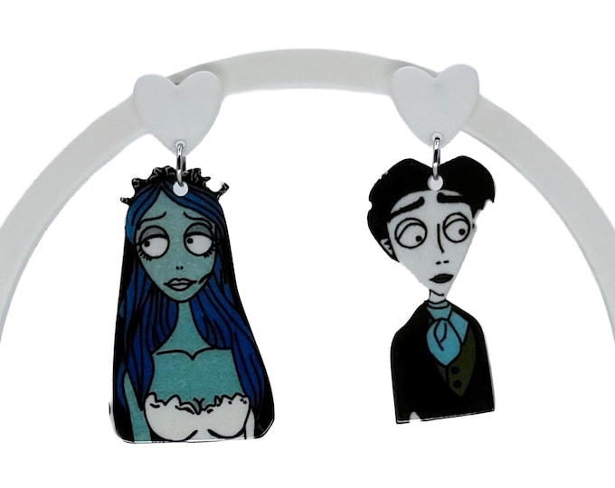 Dead Bride Earrings, Emily Earrings, Corpse B. Inspired