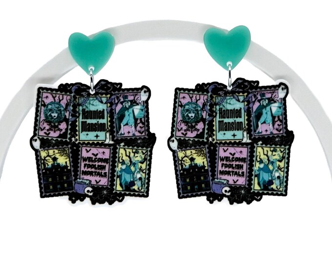 Haunted Earrings, Theme Park Drip, Ghost Accessories