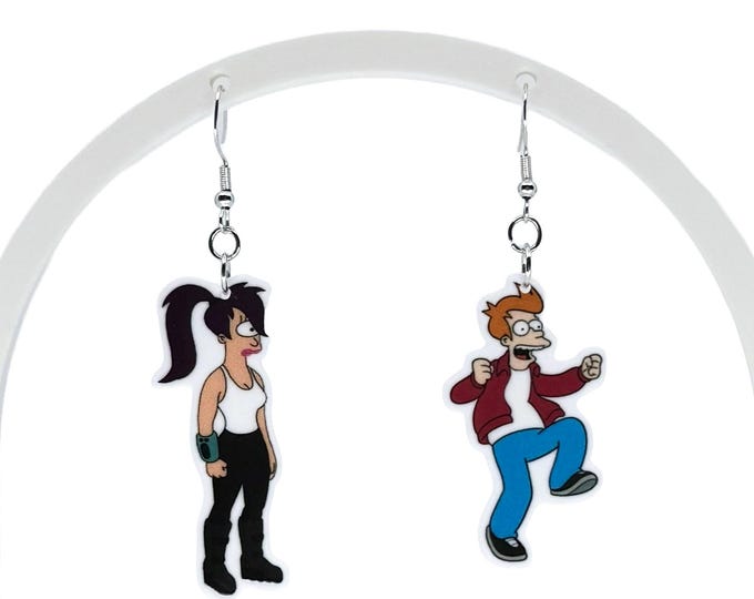 Cartoon Inspired Earrings: Nickel Free Funky Earrings