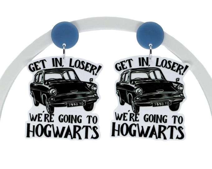 Spellbound Earrings: Theme Park Jewelry, Vintage Car Earrings