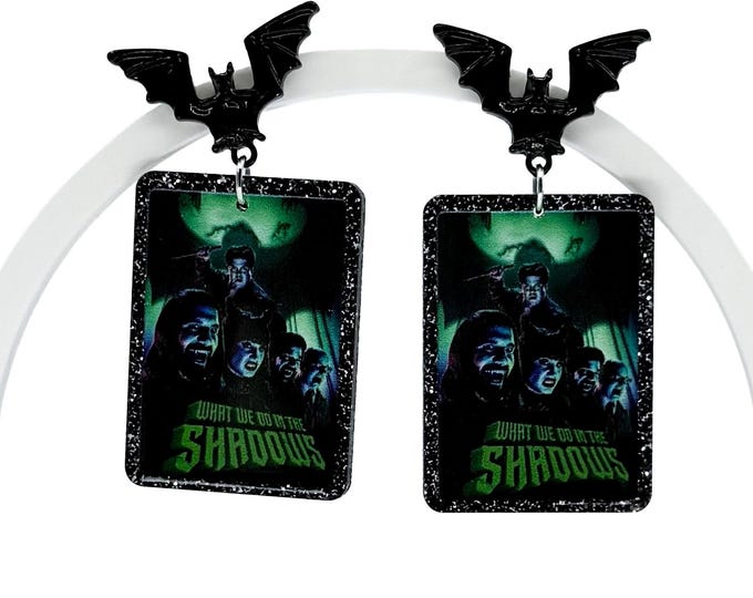 Vampire Earrings, TV Vamps Vamps, Bloodsuckers, BAT!, WWDITS Inspired