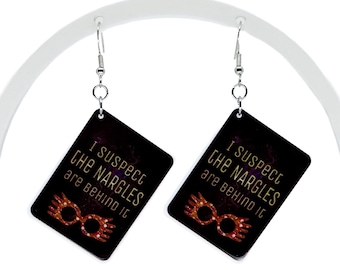 Whimsical Acrylic Earrings, Character Inspired