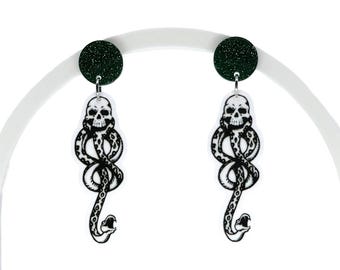 DM Inspired Earrings, Gothy Earrings