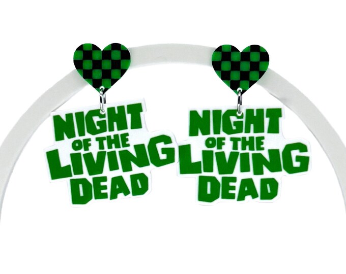 Undead Earrings, Spooky Movie Inspired Earrings, Horror Earrings, Zombie Earrings