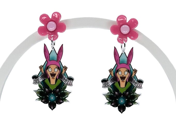 BBs Inspired Character Earrings, Louise Inspired, See You In Hell