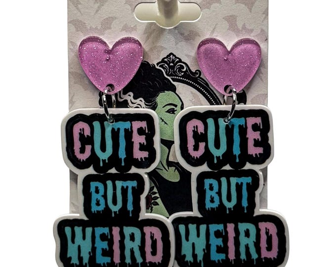 But Weird Dangle Earrings, Funky Statement Jewelry