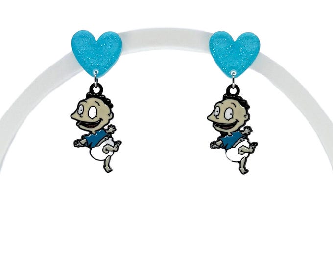 Cartoon Baby Earrings: 90s Nostalgia Earrings