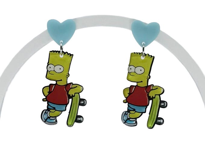 90c Cartoon Inspired Earrings, BS Inspired