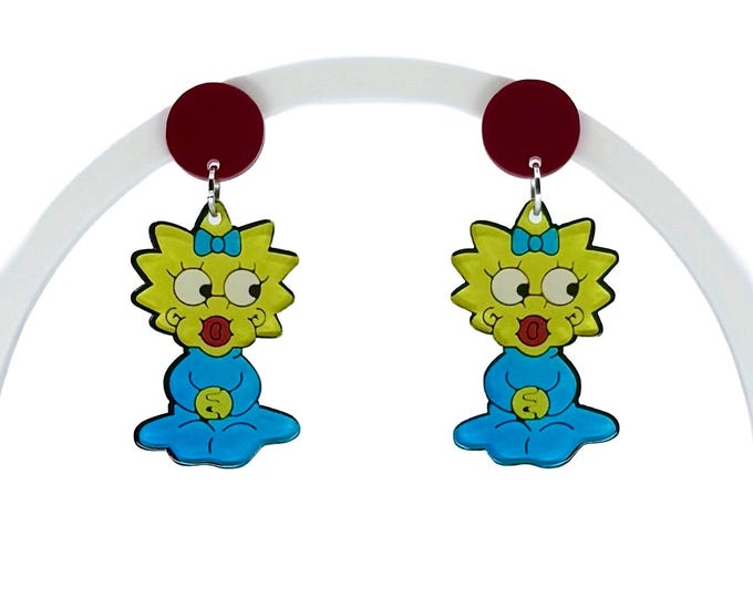 Cartoon Baby Earrings, Cartoon TV Show Inspired