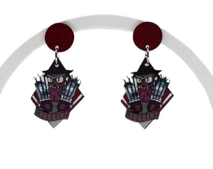 R&M S.T.  iIspired Earrings Nickel Free Cartoon Jewelry