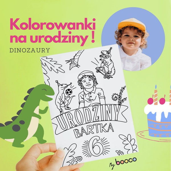 Coloriages d'anniversaire personnalisés pour enfants